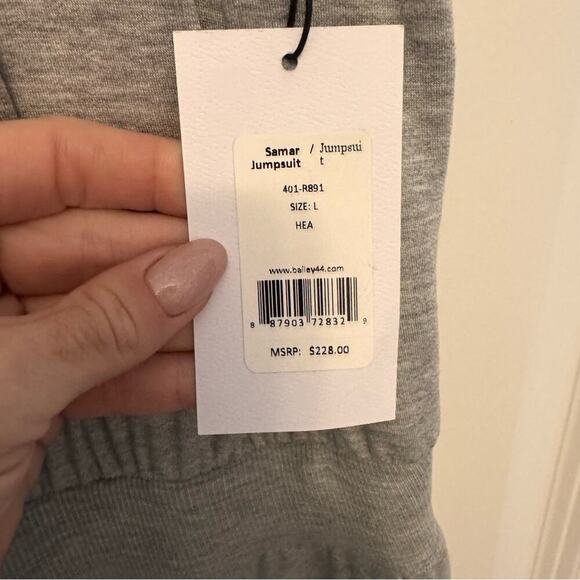 Bailey 44 Gray Sleeveless Jumpsuit - Picture 2 of 5